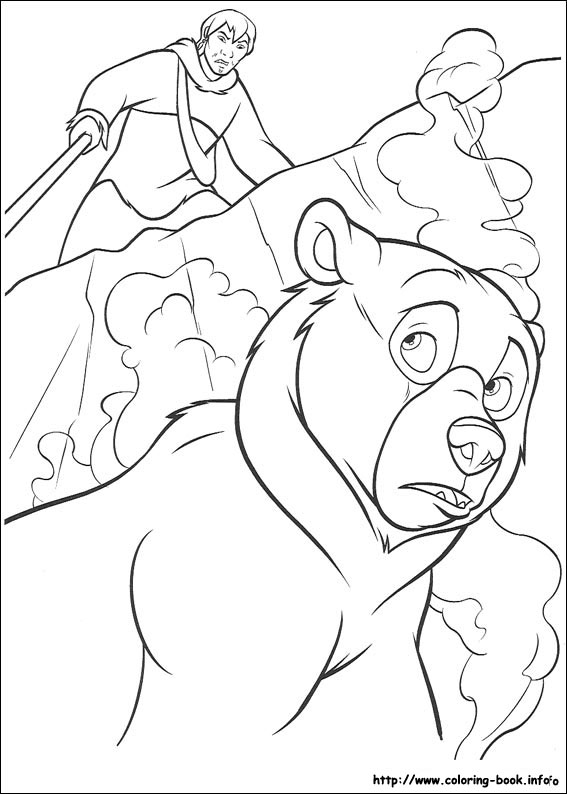 Brother Bear coloring picture